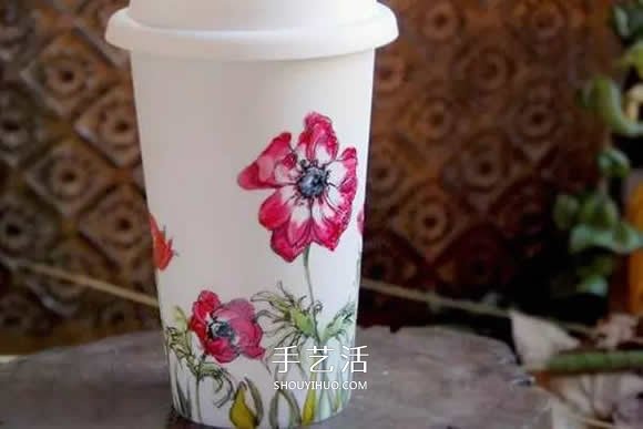 她们把家里的杯碟画成画 将每一天都过成诗！(图31)