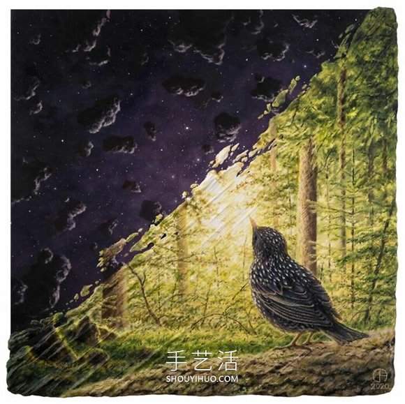 超现实异世界！艺术家笔下的神奇时光隧道(图8)