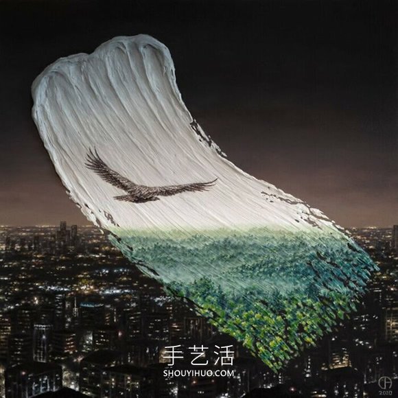 超现实异世界！艺术家笔下的神奇时光隧道(图7)