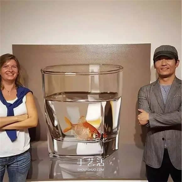 真没糊弄你！韩国画家一笔一笔画的超写实画(图37)