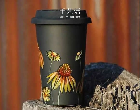 她们把家里的杯碟画成画 将每一天都过成诗！(图40)