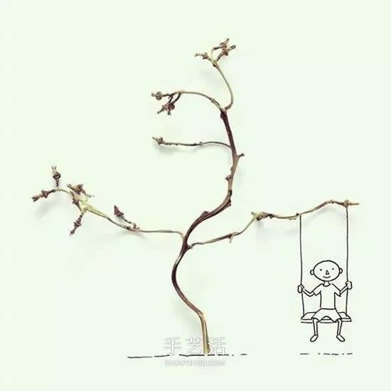 给生活加一点想象力 日常杂物变身创意插画(图6)