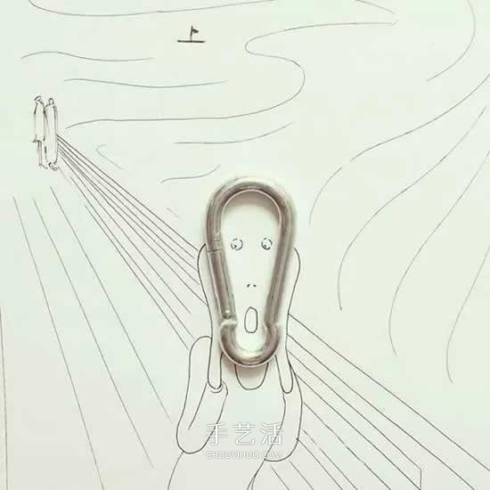 给生活加一点想象力 日常杂物变身创意插画(图7)