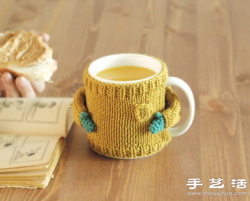 超可爱手工针织杯套 让生活变得如此美好 - 双维造物网