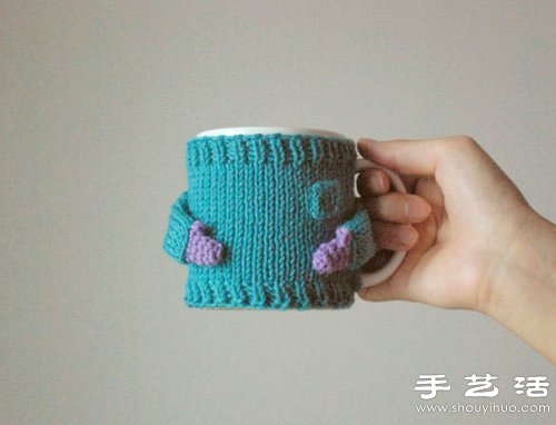 超可爱手工针织杯套 让生活变得如此美好(图7)