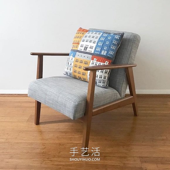 手工编织毯子，灵感来自哥本哈根多彩独特建筑(图13)