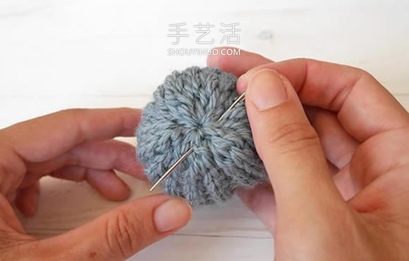手工编织南瓜针法教程(图9)