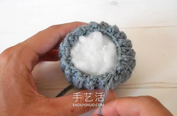 手工编织南瓜针法教程(图10)