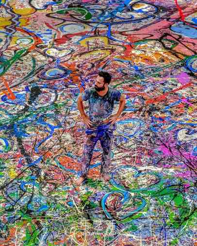 他画出世界上最大画布，为儿童筹集3000万美元(图4)