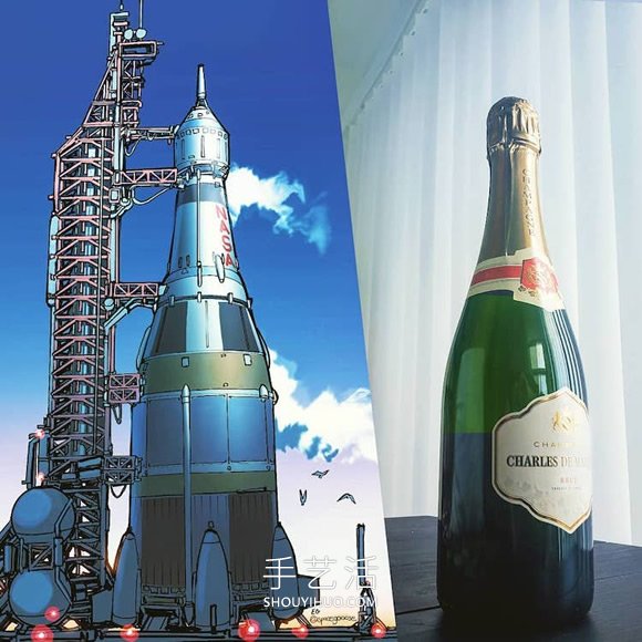 日常家用物品重构！壮观的太空飞船图纸设计(图11)