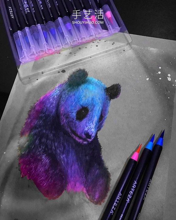 会“发光”的插图，警醒人们保护濒临灭绝的动物(图3)