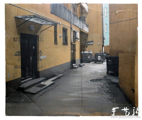 用纸板DIY的居民楼(图4)
