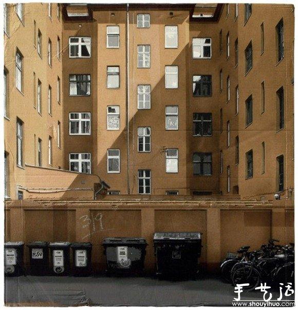 用纸板DIY的居民楼(图8)