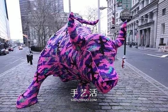 色彩大爆炸！用毛线编织物打扮我们的生活~(图7)