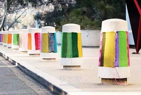 色彩大爆炸！用毛线编织物打扮我们的生活~(图9)