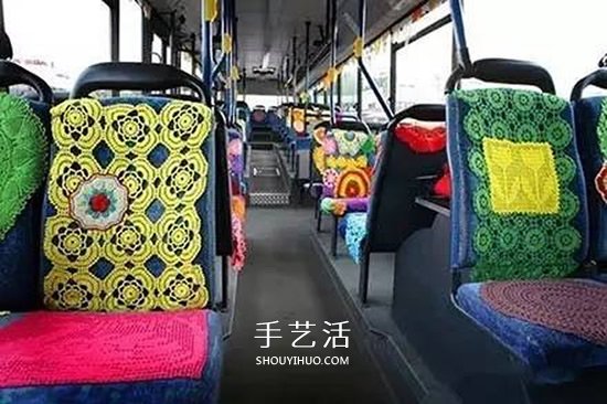 色彩大爆炸！用毛线编织物打扮我们的生活~(图5)