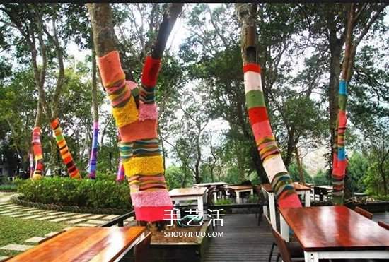 色彩大爆炸！用毛线编织物打扮我们的生活~(图17)