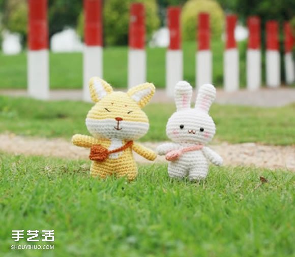 治愈系钩针作品图片 可爱小动物们的生活点滴 - 双维造物网