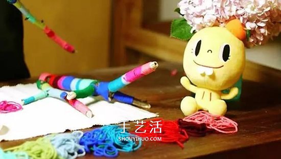 色彩大爆炸！用毛线编织物打扮我们的生活~(图25)