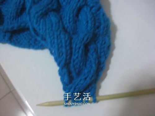 带辫子毛线帽子的编法 可爱俏皮帽子编织图解(图9)