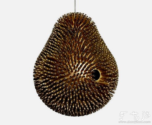 用子弹壳DIY制作的鸟巢 - 双维造物网