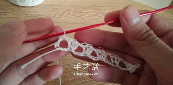 复古文艺范儿！时尚女式围巾的钩织编织图解(图6)
