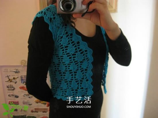 毛线编织开衫毛衣图解 女开衫针织衫外套织法(图4)