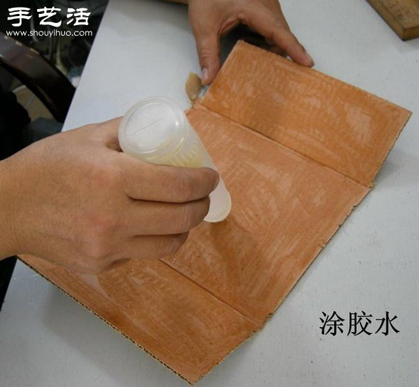 硬纸板废物利用DIY精致收纳柜(图7)