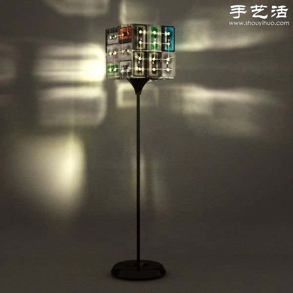 磁带创意手工DIY 制作独一无二怀旧灯具(图5)