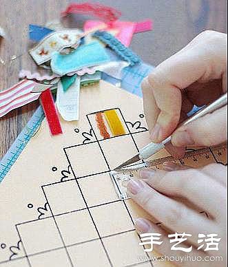 零碎布料+纽扣创意DIY装饰画(图5)