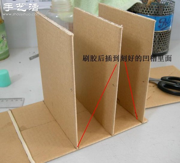 硬纸板废物利用DIY精致收纳柜(图17)