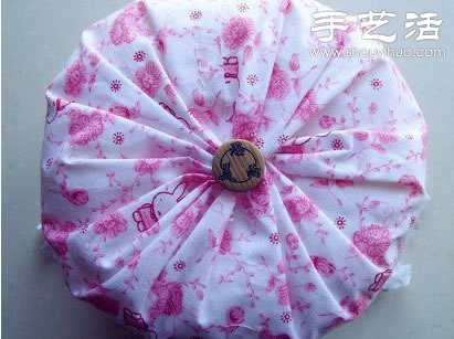 油桶+棉花+棉布 废物利用手工制作收纳筐(图5)