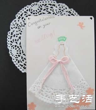蛋糕纸变废为宝 手工制作教师节贺卡 - 双维造物网