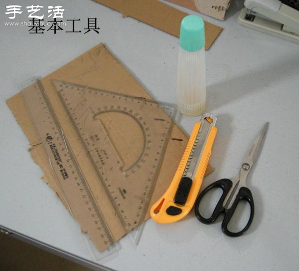 硬纸板废物利用DIY精致收纳柜(图2)