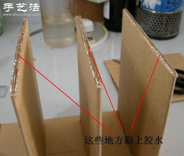 硬纸板废物利用DIY精致收纳柜(图18)