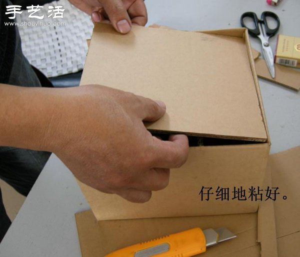 硬纸板废物利用DIY精致收纳柜(图27)