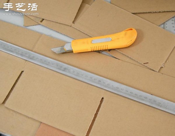 硬纸板废物利用DIY精致收纳柜(图30)