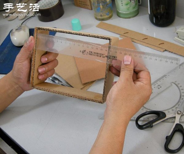 硬纸板废物利用DIY精致收纳柜(图34)