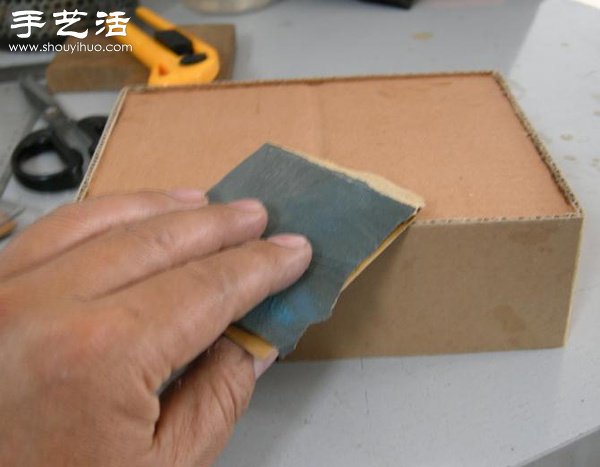 硬纸板废物利用DIY精致收纳柜(图39)