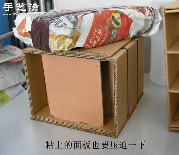 硬纸板废物利用DIY精致收纳柜(图45)
