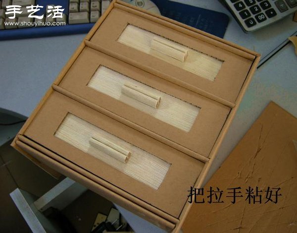 硬纸板废物利用DIY精致收纳柜(图47)