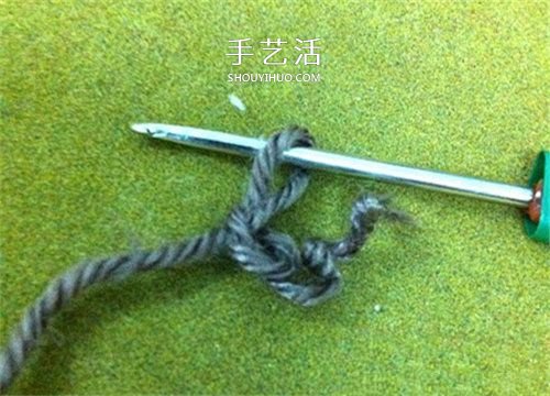 毛线猴头的编织方法 手工钩针编织猴子头图解(图2)