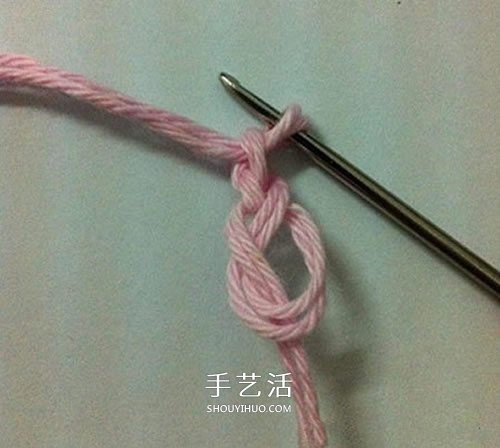 毛线编织莲花胸针的方法 钩针荷花胸花的编法(图12)