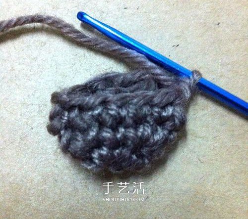每日勤劳采蜜忙！毛线蜜蜂的钩针编织方法(图5)
