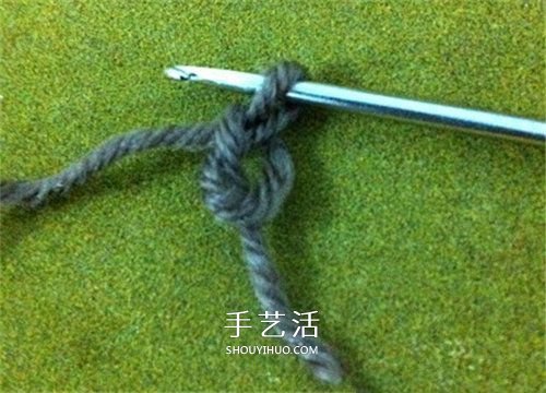 毛线猴头的编织方法 手工钩针编织猴子头图解(图9)