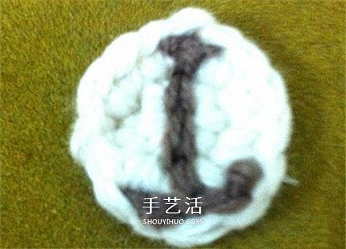 毛线猴头的编织方法 手工钩针编织猴子头图解(图14)