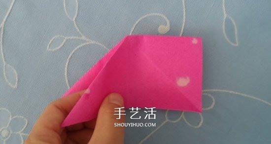 儿童折纸桃子的教程 简单小桃子怎么折图解(图3)