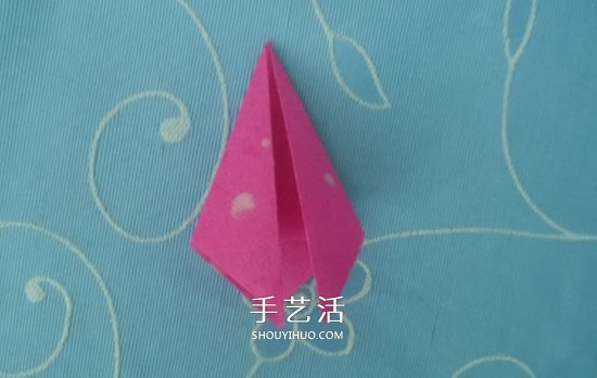 儿童折纸桃子的教程 简单小桃子怎么折图解(图6)