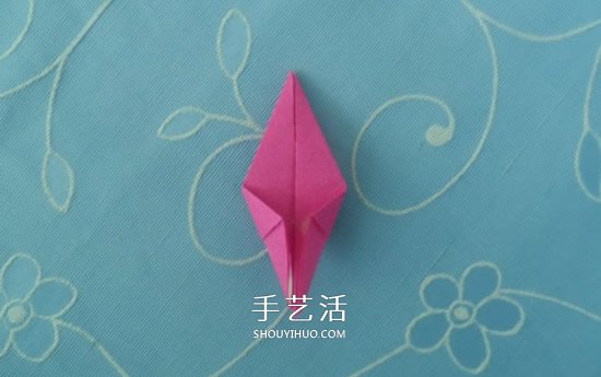 儿童折纸桃子的教程 简单小桃子怎么折图解(图8)