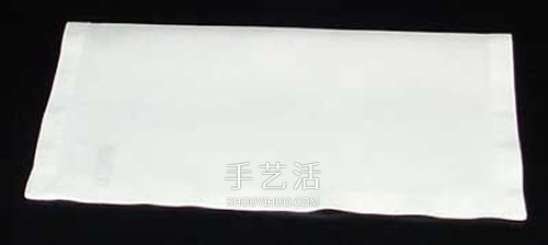 餐巾折扇子的方法图解 简单餐巾扇子折叠教程(图3)